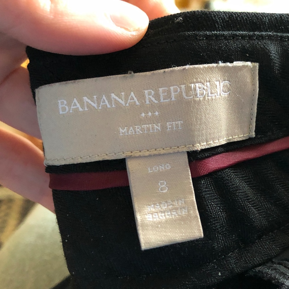 Banana Republic Martin Fit Size 8 LONG